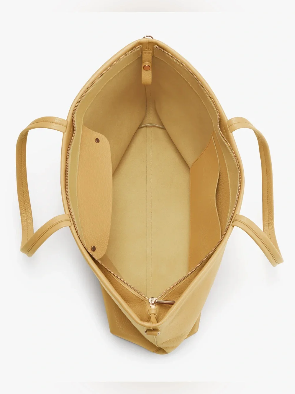 NWT Cuyana Small Easy Zipper Tote in butter